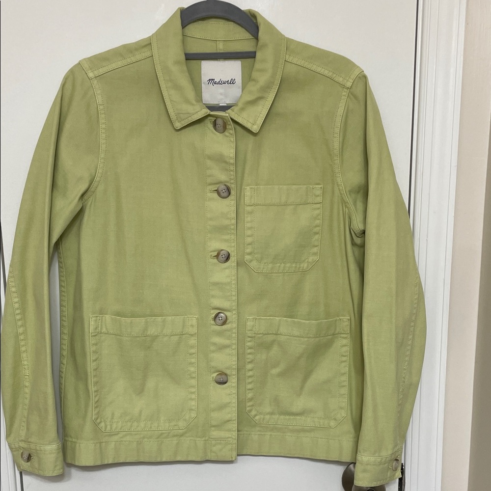 Madewell Light Green Utility Jacket